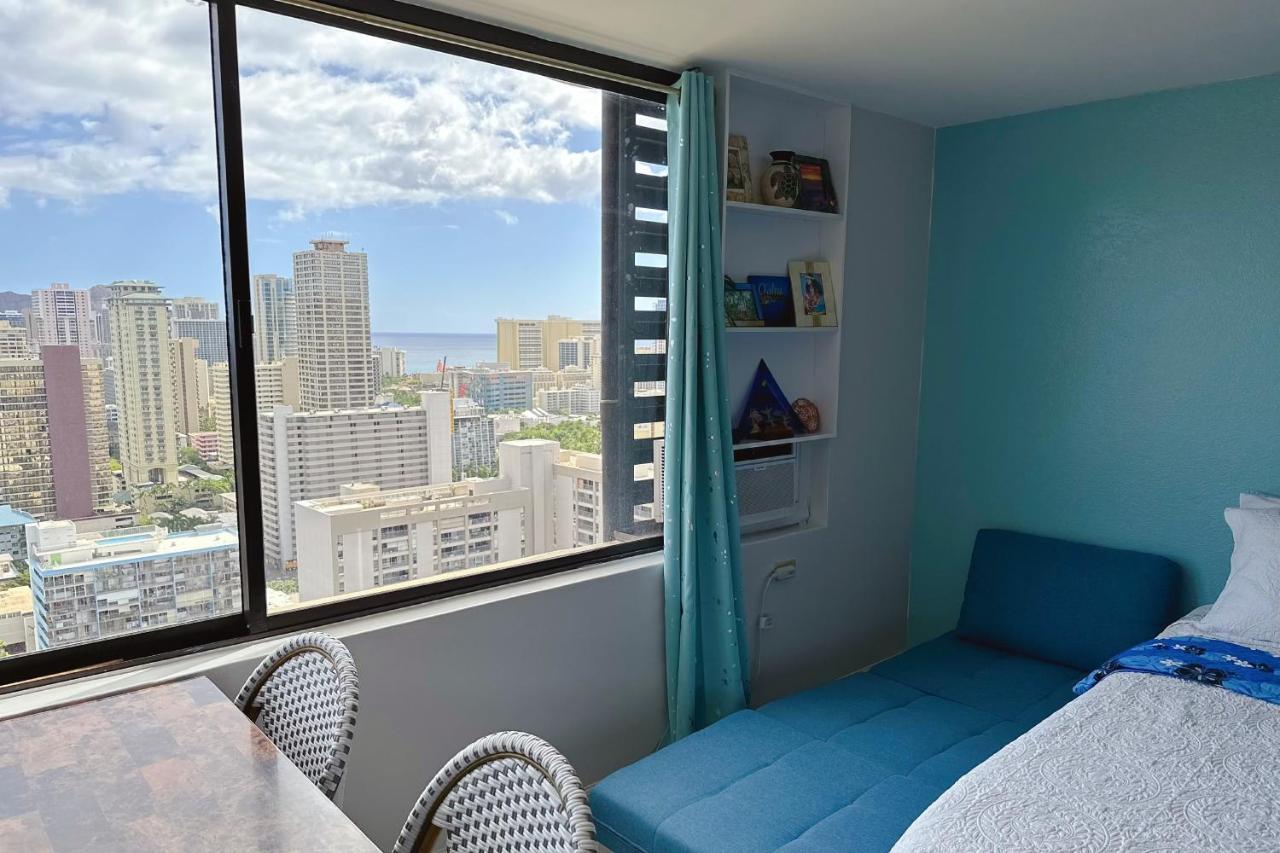 Waikiki Condo High Floor Views Beaches Convention Center Гонолулу Экстерьер фото